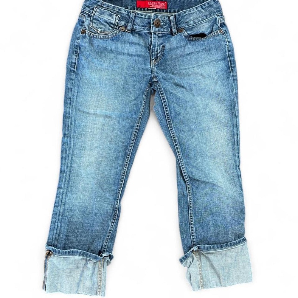 Guess Jeans Capri Jeans Women's Size 29 Blue Denim Stretch